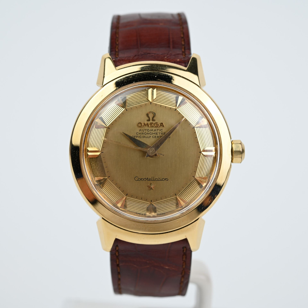 Omega Constellation Grand Luxe Pie Pan 18K 2930.webp