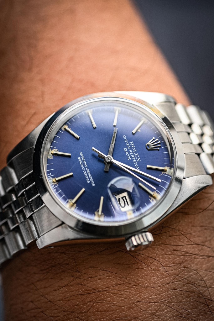 Rolex Date Blue Dial 1500