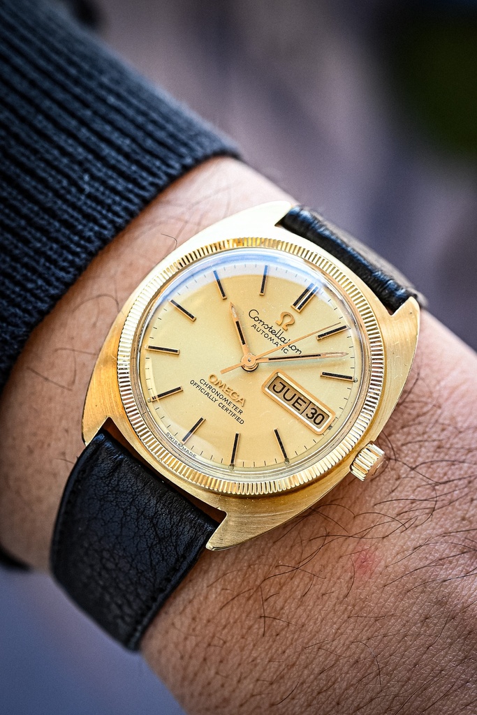 Omega Constellation 18k Day Date 168029