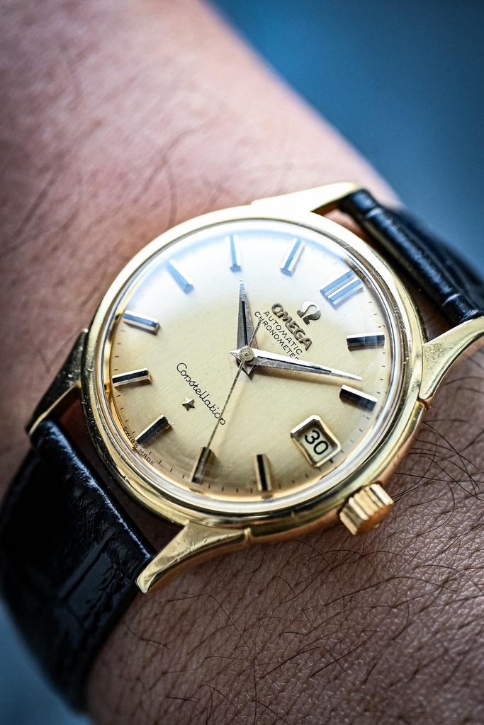 Omega Constellation 18k 14393/94