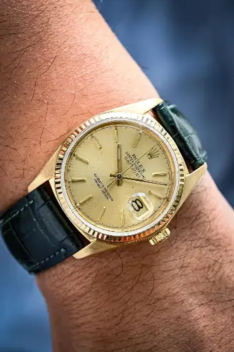 [1638] Rolex Datejust 18k 16018